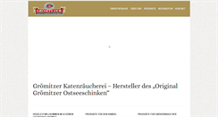 Desktop Screenshot of groemitzer-katenraeucherei.de